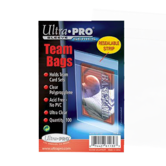 Ultra Pro - Team Bags Resealable (Box of 100)
